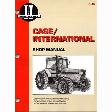 I&t Shop Manual Case - I&T Shop Manual , New, Case IH