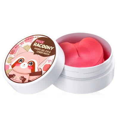 Secretkey Pink Racoony Hydro Gel Eye Cheek Patch (Best Cooling Eye Gel)
