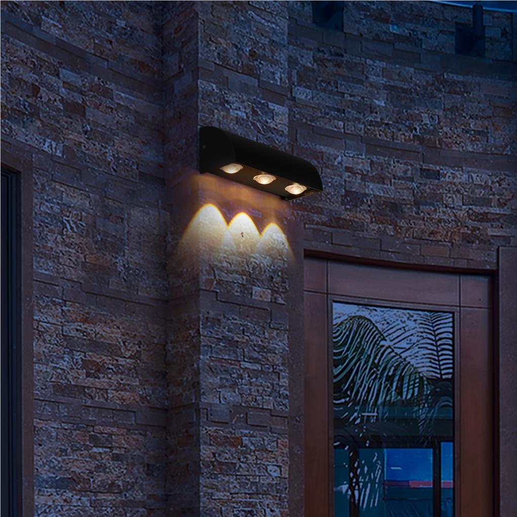 Bedside LED Wall Light Aisle Wall Light Warm Light Aisle LED Wall Light  with 3000K LED for Office Yard Garden