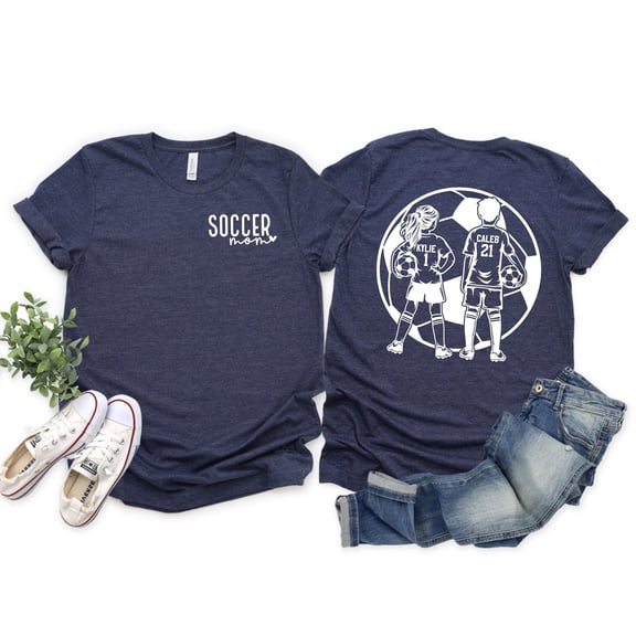 Personalized Soccer Mom Tshirt Soccer Shirt Soccer Mama Shirt Soccer mom Soccer Mom Gift B