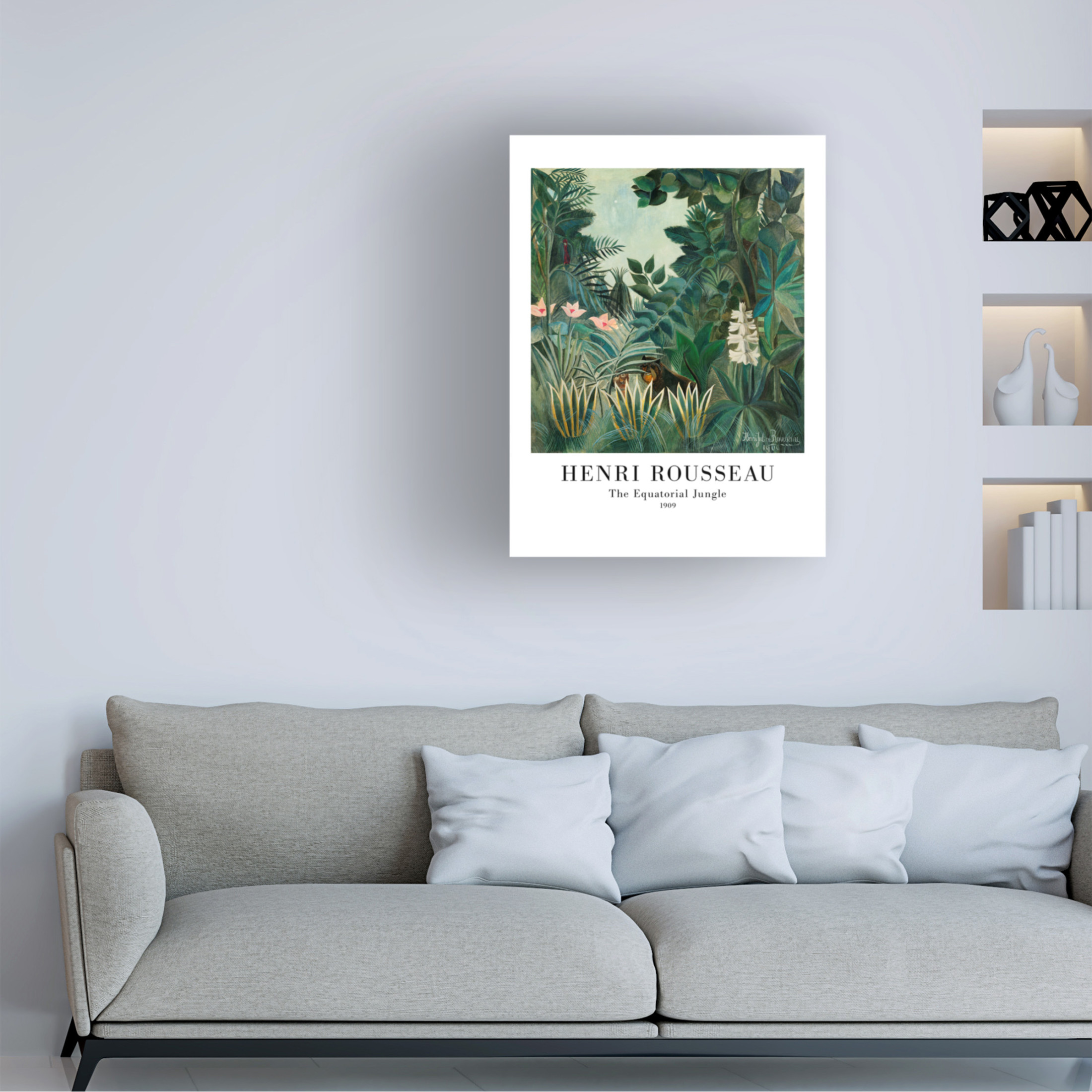 Trademark Fine Art Pictufy The Equatorial Jungle Canvas Wall Art