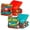 Red/Black Chief & Outlaw, variant on Play Platoon Competition Cornhole Bags Set of 8, Regulation Professional Weight Double Sided Slick and Sticky Defense Dot Pro Corn Hole Bean Bags, Composite Resin Pellets - Dream Team Mean Team Print