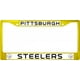 Cadre Chromé de Couleur Jaune des Steelers de Pittsburgh – image 2 sur 2