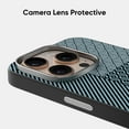 thumbnail image 6 of Stylish Texutre Case Cover for Apple iPhone 15 Pro Max, Slim Fit [Compatible with Magsafe & Accessories] Shockproof Drop Protection Anti-Scratch Anti-Slip Bumper Rugged Case for Men,Green, 6 of 6