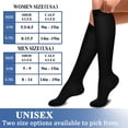 thumbnail image 4 of 3 Pairs Compression Socks for Women & Men Circulation 15-20 mmHg is Best Support for Athletic Running Cycling, 4 of 6