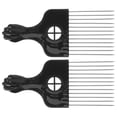 thumbnail image 1 of 2pcs Hair Pick Afro Pick Styling Hair Lift Combs for Long Thick Curly Hair, 1 of 8