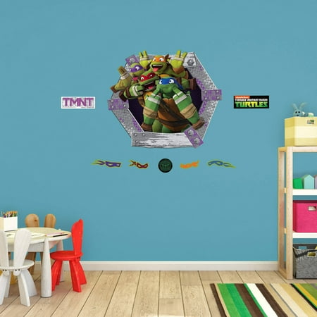 Fathead Teenage Mutant Ninja Turtles - Goofy Faces Wall Decal Collection