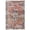 Orange, variant on Stain-Resistant Washable Area Rug,Non-Slip Rubber Backing & Low-Pile,Printed Design,Spill-Proof Easy-Clean Carpet for Living Room,Bedroom,Kitchen,5 X 7