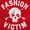 Red, variant on Victim Cute Edgy Confidence Style Women Plus Size Graphic Pullover Hoodie Brisco Brands 2X