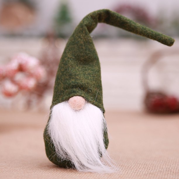 Muñeco de Papá Noel de Navidad, elfo de mesa sin rostro, juguete de peluche, gnomo de barba blanca, decoración navideña, fiesta de Navidad, regalo de Año Nuevo para niños