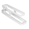 thumbnail image 3 of Huevera profesional para refrigerador, dispensador de huevos con ruedas de 2 niveles para encimera de cocina, color blanco, 3 of 14