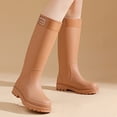 thumbnail image 5 of YUEHUA Womens Rain Boots Outdoor Casual Shoes for Women Hiking Camping Walking Comfortable Lightweight Low Heel Waterproof Anti-Slip Garden Boots, 5 of 9