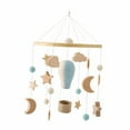 thumbnail image 1 of Móvil para cuna de bebé, campana para cama, carillón de viento para techo, bola de fieltro, decoración colgante Estilo D, 1 of 9