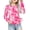 Tie-dye 1, variant on Arshiner Girls Long Sleeve T-Shirts Ruched Knot Side Tunic Blouse Tee Tops