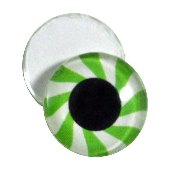 Green Mint Candy Glass Eyes