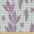 thumbnail image 2 of Ambesonne Feather Fabric by the Yard Upholstery, Bohemian Fluffy Plumage, 10 Yards, Pale Mauve and Lilac, 2 of 5