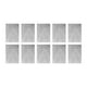 thumbnail image 2 of 10 piezas de malla para ojos de traje de piel de 7,87 x 11,81 pulgadas para escenario de carnaval negro, 2 of 7