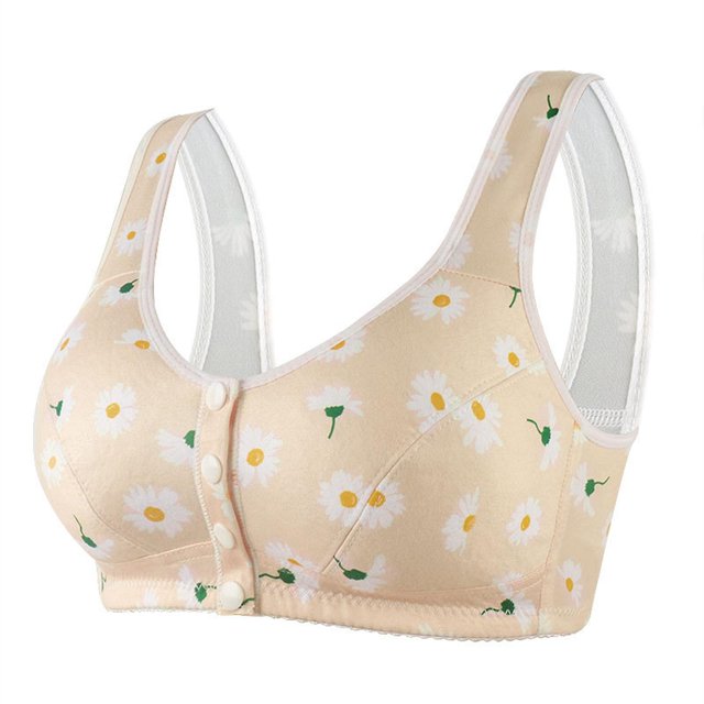 Sujetadores de lactancia para mujer, Sujetador deportivo de lactancia, sujetadores inalámbricos acolchados para lactancia, sujetadores de maternidad, sujetadores con cierre frontal para mujer