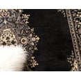 thumbnail image 3 of Rugs.com Amaya Collection Rug – 8 Ft Runner Black Medium Rug Perfect For Hallways, Entryways, 3 of 7