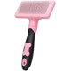 thumbnail image 1 of Cepillo de limpieza automática para mascotas, para perros, gatos, caballos, conejos y más, retráctil, fácil de limpiar, herramienta de aseo profesional (l, rosa) Feliz Sencillez, 1 of 5