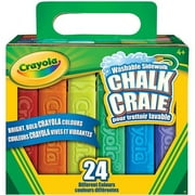 Crayola 30382805 Washable Sidewalk Chalk, 24 Count