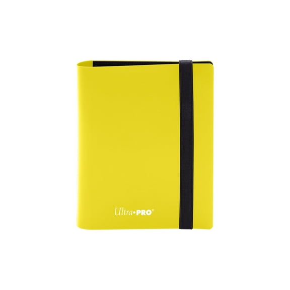 Ultra PRO: 2-Pocket PRO-Binder - Eclipse (Lemon Yellow)