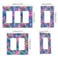 thumbnail image 2 of Yayeee Rocker Switch Wall Plate 2-Gang 4.7"x4.6" Home Decorative Outlet Cover, Colorful Starfish, 2 of 6