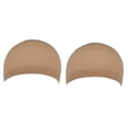 thumbnail image 1 of HEVIRGO 2Pcs Elastic Lace Bandage Hairnet Breathable Mesh Wig Hat Soft Nylon Stretch Cap, 1 of 10