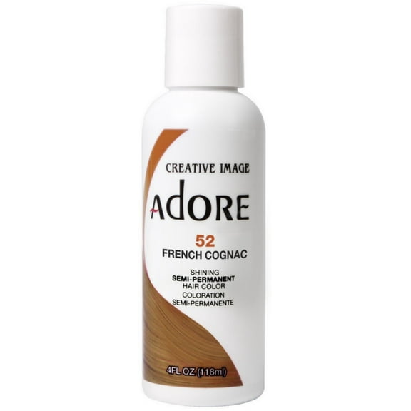 Creative Images Systems Adore Semi-Permanent Haircolor, [052] French Cognac 4 oz