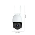 thumbnail image 3 of VALSEEL Full Colour Night Vision Motion Detection Two-way Intercom Surveillance Camera 2.4GHz Wifi 360 Degree Tracking Ball Outdoor Rainproof, 3 of 9