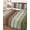 Green, variant on Red Pink Twin Size Down Alternative Comforter, Lightweight Comforter Quilt Bedding Set with Pillow Shams Farmhouse Wood Grain Vintage Brown Striped All Seasons Bed Comforter Duvet Insert 68"x86"