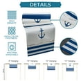 Anchor Blue White Stripe Table Runner Wedding Party r Table Flag Home