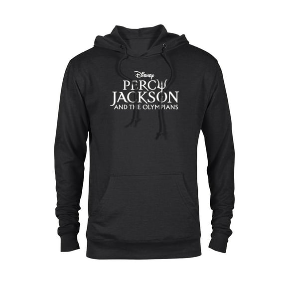 Disney Percy Jackson and the Olympians Series Title Logo - Pullover Hoodie for Adults - Customized-Black