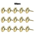 thumbnail image 2 of 100 Piezas Clavo para Tapicería Bling Bling Latón Hierro 11x17mm Dorado, 2 of 8