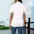thumbnail image 4 of fatyb Womens Mock Neck Short Sleeve Tops Slim Basic Tee for Women Casual Going out Summer Tunic Shirts, 4 of 6