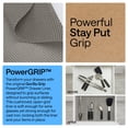 thumbnail image 4 of GORILLA GRIP Drawer Shelf Liner, Non-Adhesive Liners for Kitchen Pantry Cabinets, Easy Install, 12"x30', Gray, 4 of 10