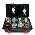 thumbnail image 2 of MesaSe 8PCS Set Gyro Burst Launcher Portable Storage Box Boys Kids Toy Christmas Gift Black Set, 2 of 6