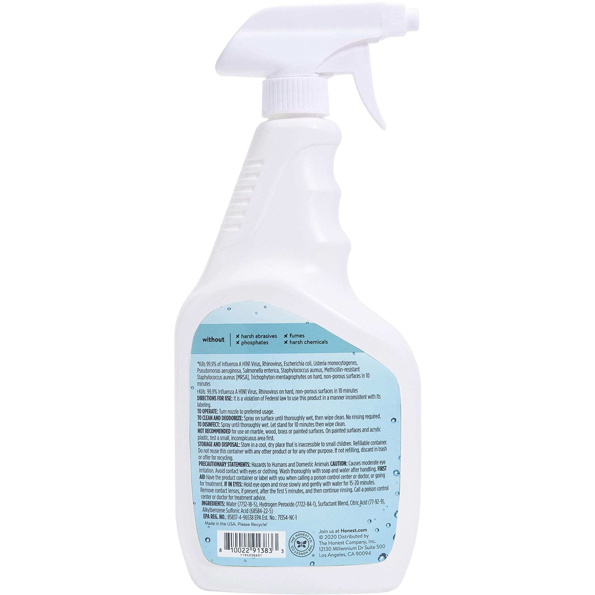 The Honest Company Disinfecting Spray, 32 Oz