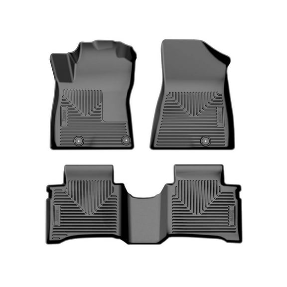 Husky Liners 96791 WeatherBeater Front & Second Seat Floor Liners - 3 Piece Fits 2023-2026 Kia Niro