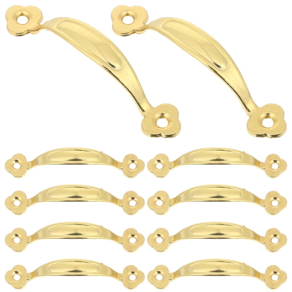 OUNONA 10pcs Zinc Alloy Cabinet Handles Finish Minimalist Kitchen Cabinet Pulls Upgrade Hardware