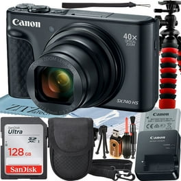 Canon PowerShot SX740 HS Digital Camera (Black) (2955C001) with