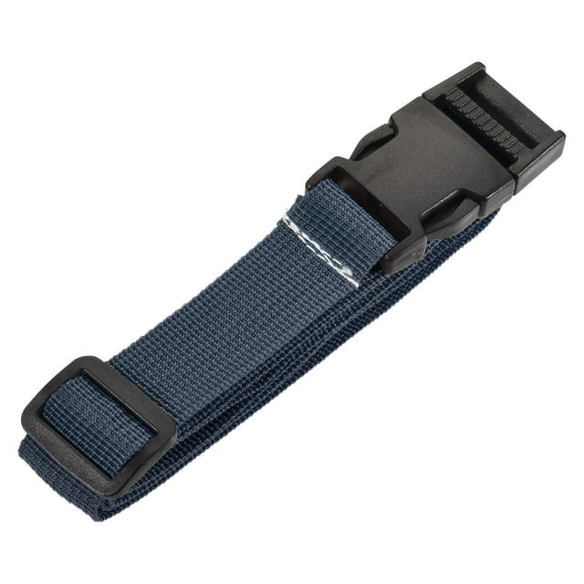 Unique Bargains 1m Length with Quick Release Buckle Luggage Straps, Navy Blue