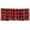 Red  & Black, variant on Buffalo Check Plaid Valance by Penny's Needful Things (One Valance Panel 15 inches Long LINED) (Red)