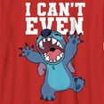 thumbnail image 2 of Boy's Lilo & Stitch I Can't Even Stitch Graphic Tee Red X Large, 2 of 4