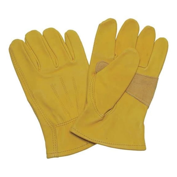 Condor Leather Gloves,Yellow,M,PR 5NGN8