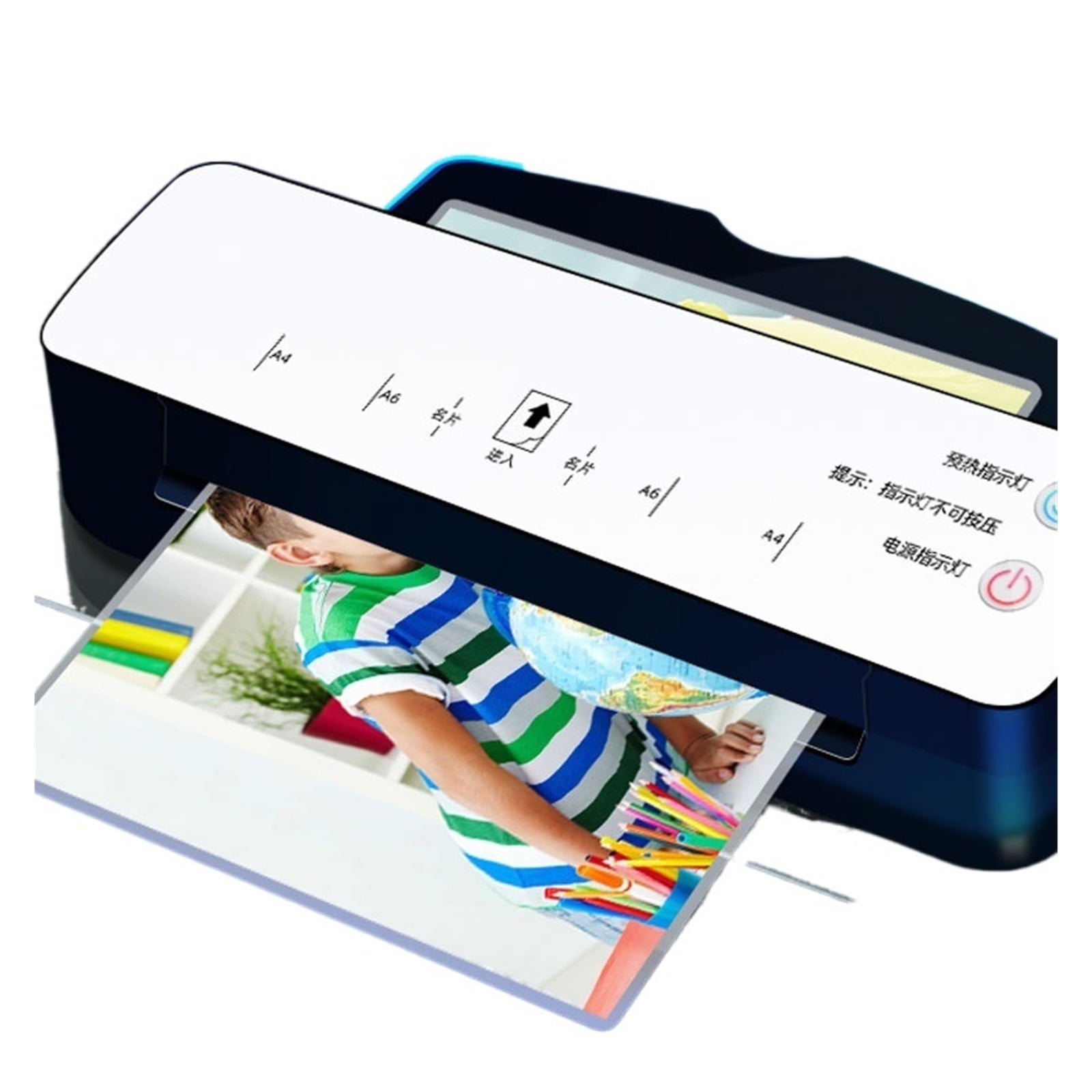 Laminator,Laminator Machine A4 Film Laminator Photo, Menu, Adhesive Film Laminator Office Fully Automatic Thermal Laminating Mini Film Sealing Machine