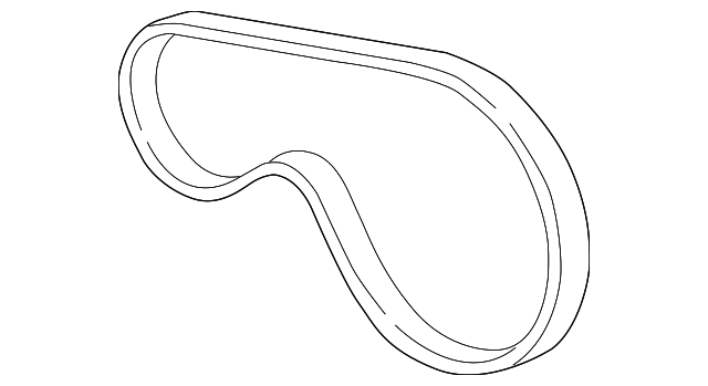 Genuine OE GM AC Belt - 12576447