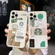 thumbnail image 2 of Creativity Girl Starbucks Square TPU Soft Case For IPhone 11 12 13 PRO MAX mini 6 7 6S 8 Plus X XR XSMAX Se 2020 XS, 2 of 4