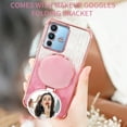thumbnail image 5 of Kickstand Case for Vivo V23 5G Cover Soft TPU Silicone Phone Case with Luxury Magnetic Mirror Stand Shell for Women Men Anti-Fall Protective Cover Compatible with Vivo V23 5G Case, 5 of 7