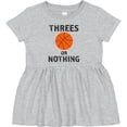 thumbnail image 3 of Inktastic Basketball Threes or Nothing Girls Baby Dress, 3 of 5